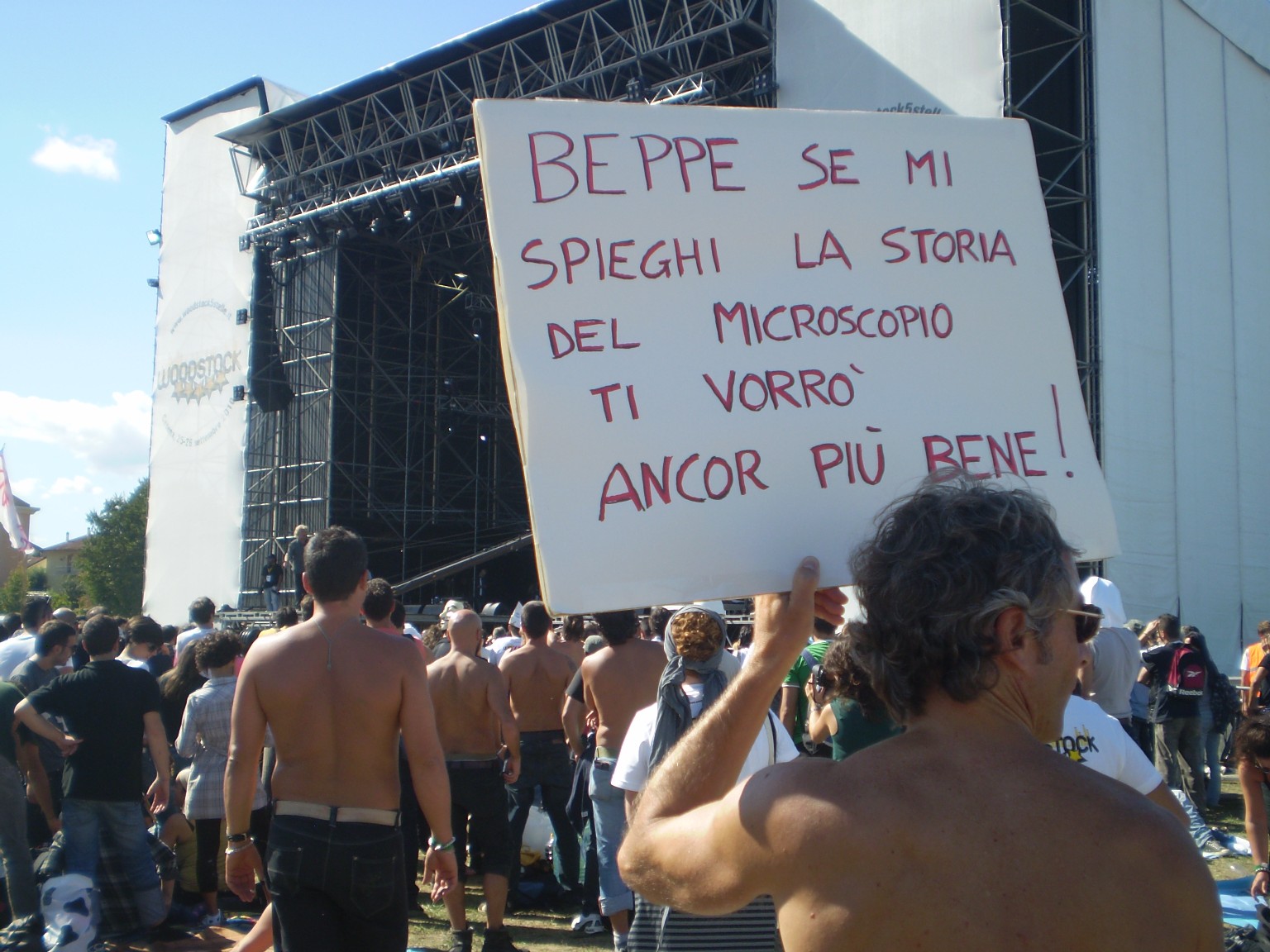Saluti da “Woodstock”